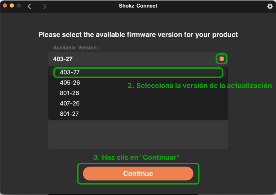 Conecta tu dispositivo y empieza